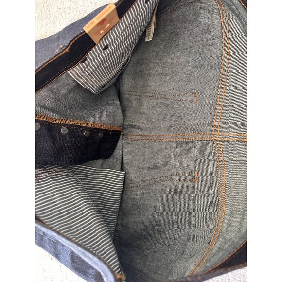 MEK DNM Jeans Mens Size 38 x 34 New Austin Denim Straight Fit Cotton Dark Wash - Picture 16 of 16